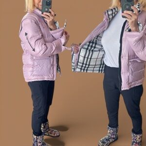 Burberry Black Label Checkered Puffer